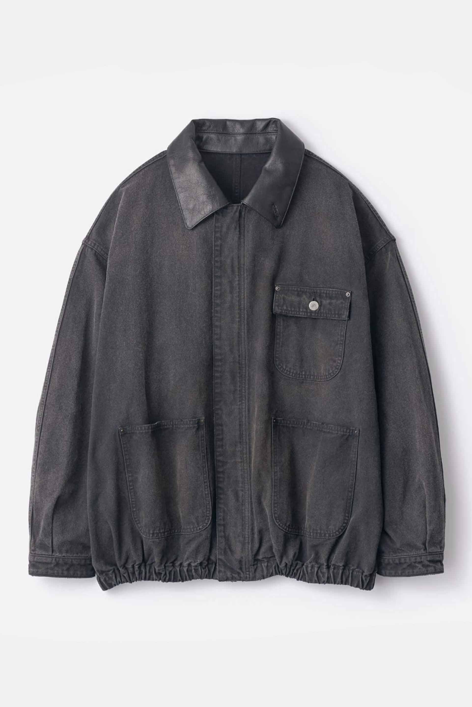 Sulfur Dyed Oxford Vintage Jacket Black