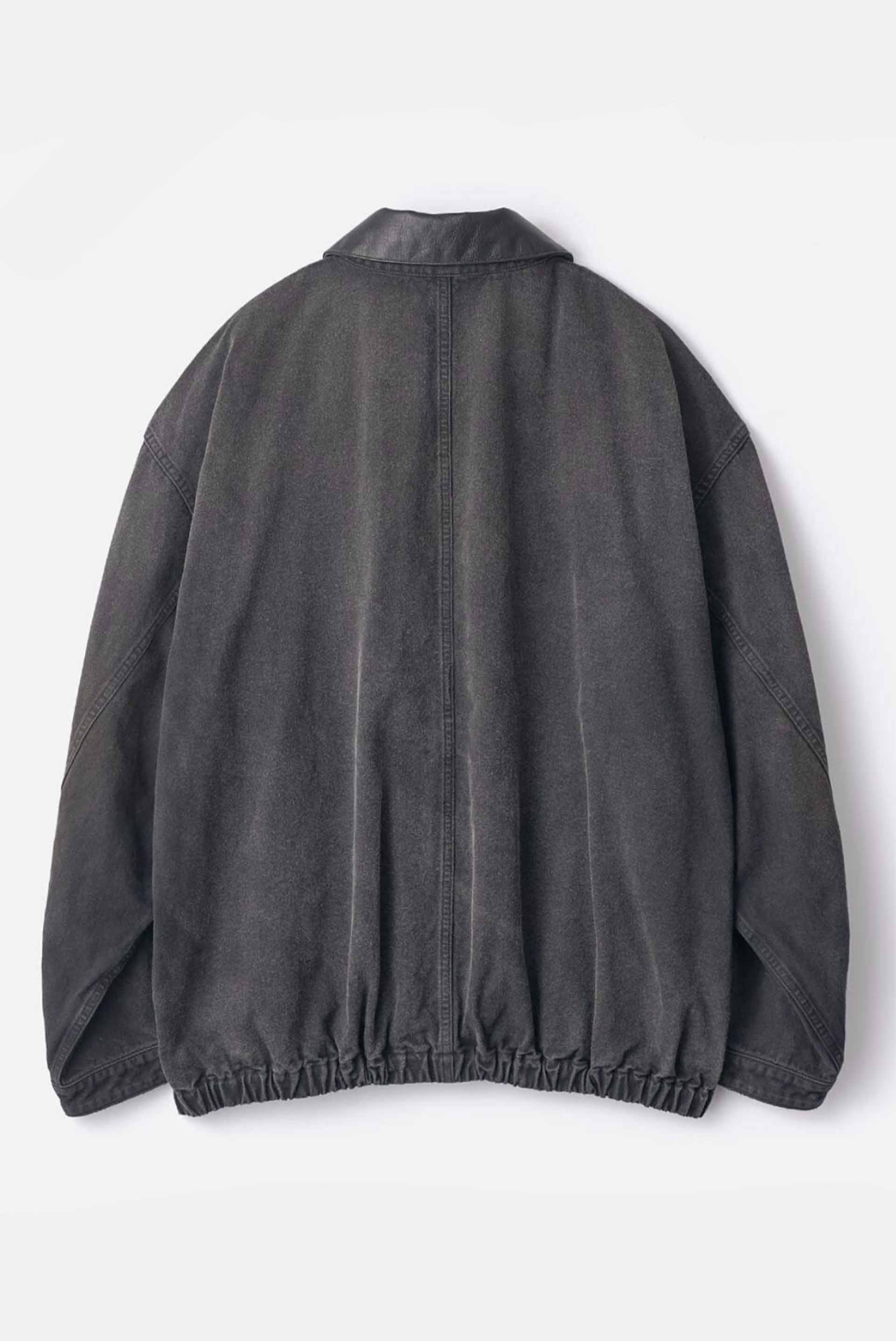 Sulfur Dyed Oxford Vintage Jacket Black 3