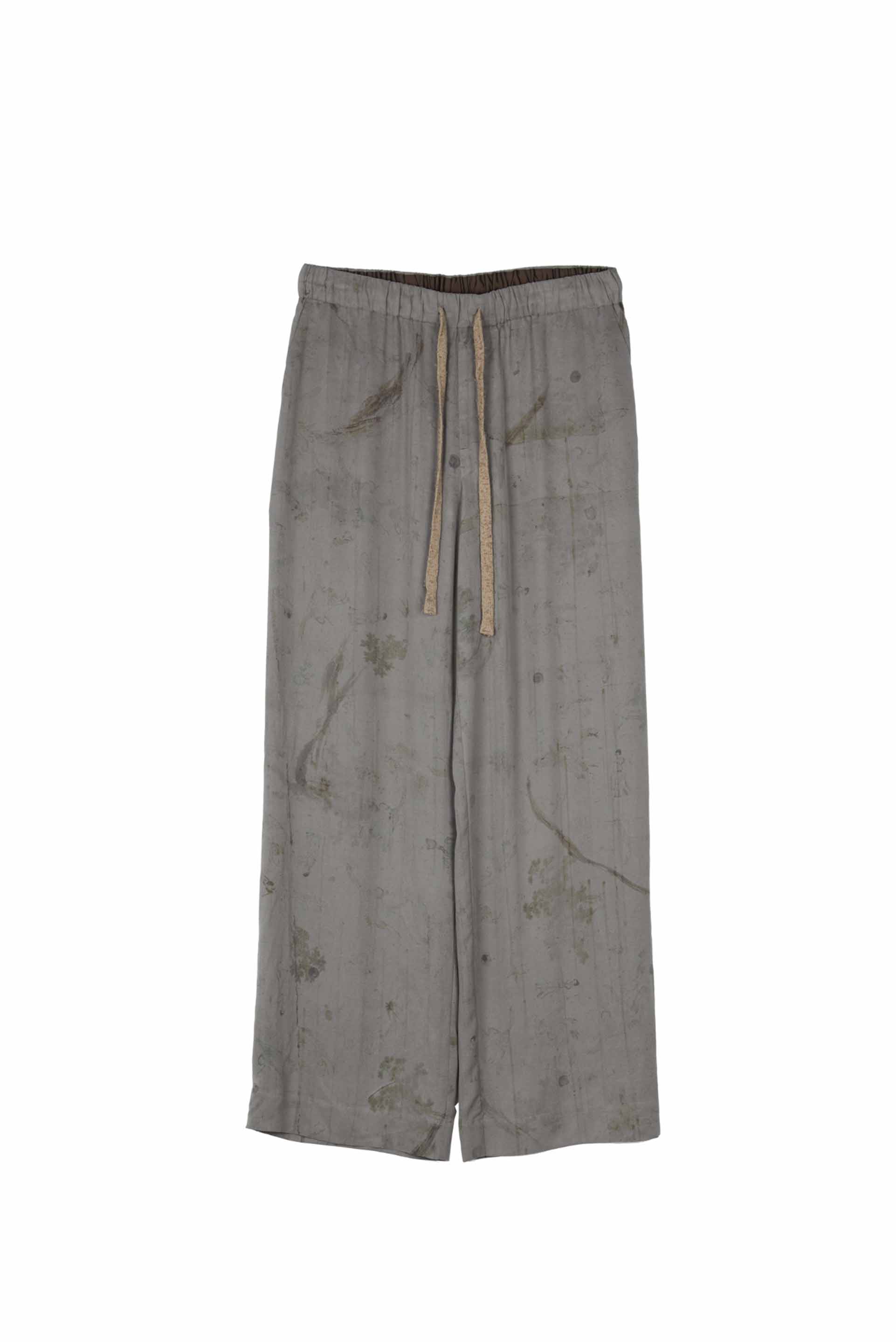 Digital Print Drawstring Trousers